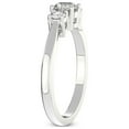 thumbnail image 3 of IGI Certified 4 Carat Radiant Shape Lab Grown Diamond Engagement Ring | 14K White Gold | Intricacy Three Stone Lab Diamond Ring | FG-VS1-VS2 Quality Friendly Diamonds, 3 of 5