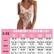 thumbnail image 4 of Lencería sexy para mujer, diseño de malla de encaje, mono con tirantes y hueco, blanco, XXL Inevent XX000148-13, 4 of 7