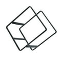 thumbnail image 1 of Yuarrent Estante para platos apilable, organizador multifuncional y ahorrador de espacio, elegante estante de Metal, organizador de platos, Organizadores de utensilios de cocina Negro S, 1 of 6