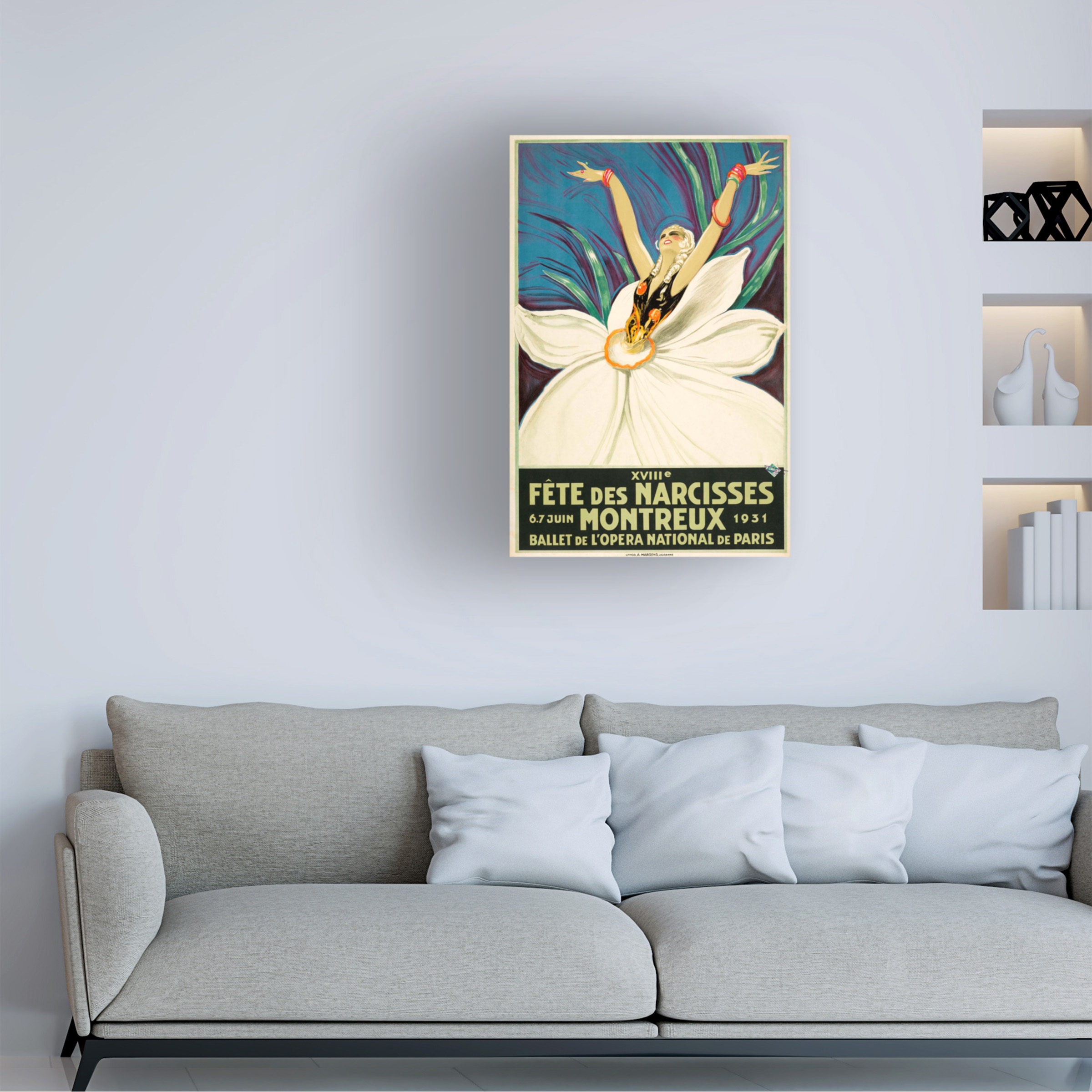 Trademark Fine Art 'Paris Ballet' Canvas Art by Vintage Apple Collection