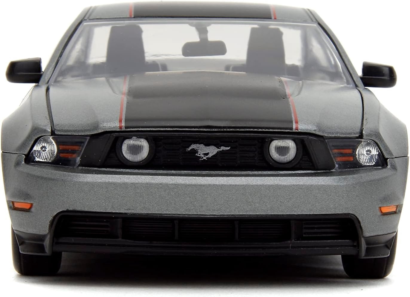 Big Time Muscle 1:24 2010 Ford Mustang GT Die-Cast Car, Toys for Kids and AdultsCharcoal Grey(Selections May Vary)