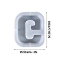 thumbnail image 2 of Molde de gota de pegamento de cristal DIY 26 molde de silicona de joyería de mesa de letras grandes Wmkox2882yii  hfskjfh2875, 2 of 2