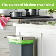 13 Gal. 1 Mil. Compostable Trash Bags with drawstring, Eco-Friendly, Heavy-Duty (30-Count)