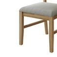 thumbnail image 5 of Castle Place Heritage Vertical Wooden Dining Chairs, Natural Oak, Set of 2, 5 of 9