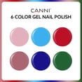 thumbnail image 2 of Set de esmaltes de uñas en gel CANNI, 6 unidades, 9 ml, sin HEMA, regalo de Navidad, 2 of 9
