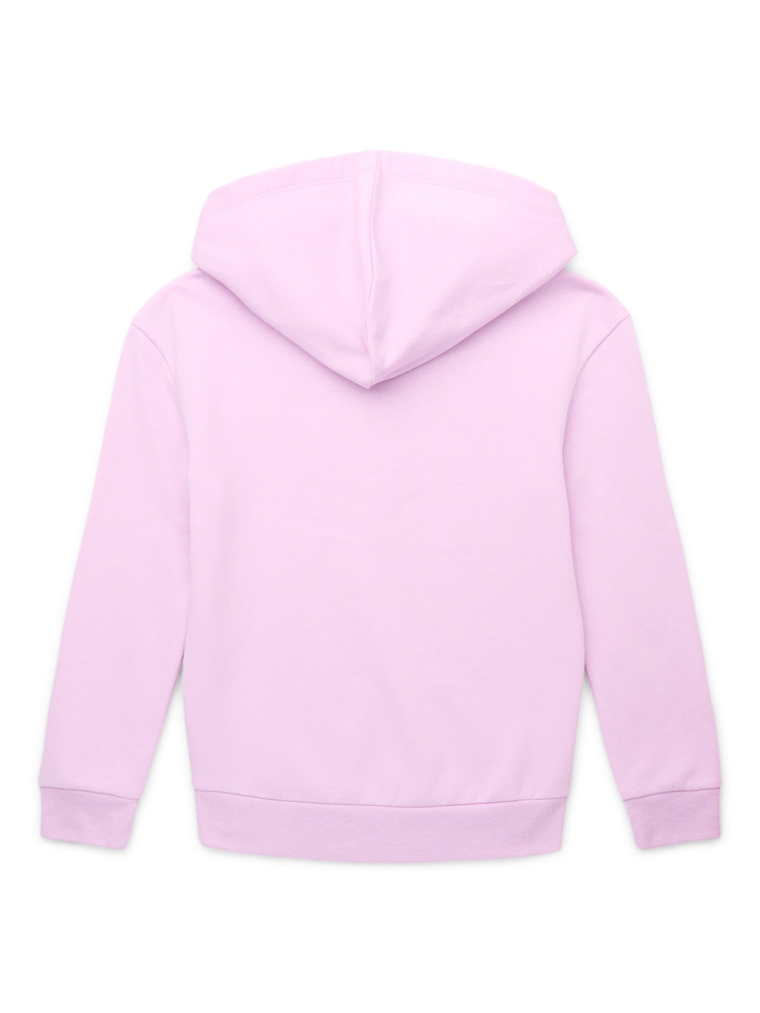 Snoopy and Woodstock Girls Graphic Fleece Hooded Sweatshirt, Sizes 4-16