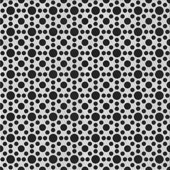 Ahgly Company Indoor Square Patterned Charcoal Black Novelty Area Rugs, 3' Square