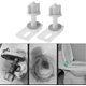 thumbnail image 4 of Tornillos y tuercas para asiento de inodoro Htppzjr, plástico blanco, 2 piezas, 4 of 7