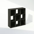 thumbnail image 2 of Furinno PELLI CUBIC Storage Cabinet in Bookcase in Bookshelf in 9-Cube Espresso, 2 of 6