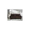 thumbnail image 2 of HomeStock Modern Motifs Stylish Modern Comfortable Couch for Living Room & Office Seating-Color:Dark Brown,Size:Leather Sofa, 2 of 5