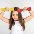 thumbnail image 4 of Juego de 4 mancuernas de plástico ergonómicas para niños, ideales para ejercicios matutinos en preescolar (como se muestra)., 4 of 7