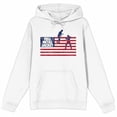 thumbnail image 4 of Full Metal Jacket United States Flag With Title Logo and Two Soldiers Men's White Hoodie-Large, 4 of 7