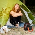 thumbnail image 5 of Portable Camping Lantern Fan TeqHome 10000mAh Battery Powered Fan USB Rechargeable Tent Fan with Remote 4 Light Modes 3 Wind Modes Power Bank, 5 of 8