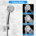 Shower Head, Pressure Rainfall Shower Head/Handheld Showerhead Combo