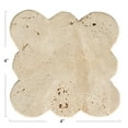 thumbnail image 2 of Creative Co-Op Tuscan Elegance Travertine Coaster Set, Natural, Set of 4, 2 of 3