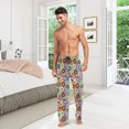 thumbnail image 6 of CROPD Pajama Pants for Men Sleep Lounge Pants Pjs Bottoms with Pockets, 6 of 7