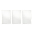 thumbnail image 2 of simhoa 3 Pieces Sturdy Mirror Plate Photo Props Decoration Reflector Home Decor Serving 14x21cm, 2 of 7