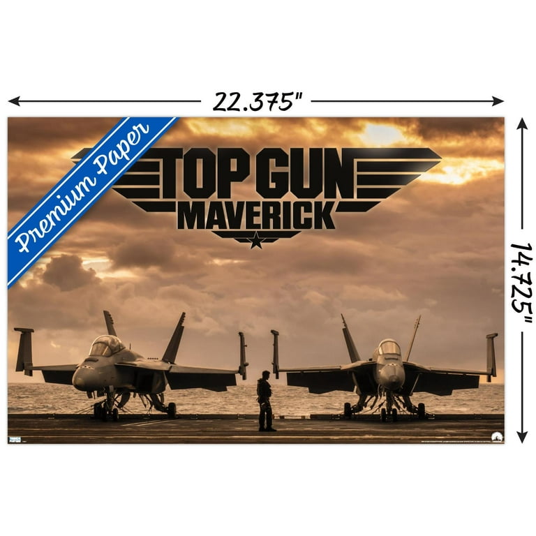 グラフィックアートパネル（TOP GUN MAVERICK） Top Gun: Maverick - Deck Wall Poster, 14.725