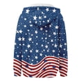 thumbnail image 5 of Women's Full Zip up Graphic Hoodies Trendy America Flag Printed Loose Hooded Sweatshirts Causal Long Sleeve Jacket with Pocket Blue M, 5 of 5
