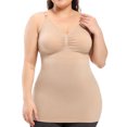 thumbnail image 1 of Maoww Débardeur pour Femmes avec Boucle avant, Soutien-Gorge Extensible, Beige, 3TG, 1 of 6