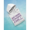 thumbnail image 3 of I'm Here Bein' Chill Hoodie Women -Smartprints Designs, Female Large, 3 of 4