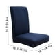 thumbnail image 3 of Funda de Silla Elástica Lisa Cepillada | Cubierta Suave y Cómoda | Ajuste Universal 15.7-19.7in | Lavable, Elástica de Spandex y Poliéster | Protector de Asiento para Comedor, Oficina, Restaurante, 3 of 3