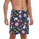 thumbnail image 2 of Fotbe Floral Rabbit Pantalones Cortos de Pijama para Hombre, Ropa de Dormir, Pantalones de Pijama Cortos para Hombre-Medium, 2 of 6