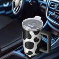 thumbnail image 4 of 1pc ox 40oz Tumbler with Straw & Handle - Insulated Stainless Steel Cup | Holiday Gift for Man Women (Christmas, Valentine's, Birthday), 4 of 5
