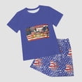 thumbnail image 4 of Girls Summer 2 Piece Outfits Kids Oversized T Shirts and Shorts Clothing Sets 5-14 Years Girls Summer Set 2-12 Years,5-6 Years, 4 of 7