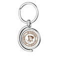 thumbnail image 1 of Old Fisherman Captain Classic Country City Rotating Keychain Metal Keyring Holder, 1 of 2