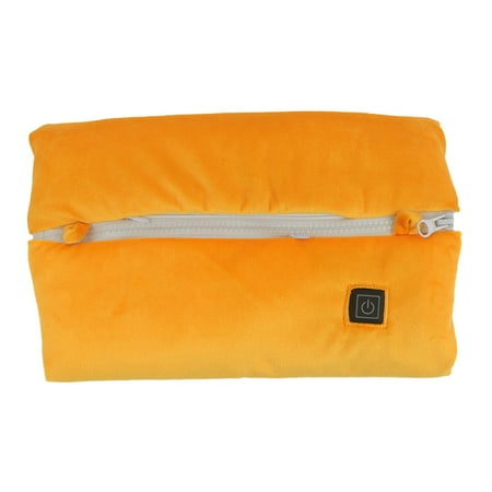 

Heiheiup Orange Outdoor Heating Cushion Heating Waist Bag Electric Heating Handbag Two In One Heating Waist Bag USB Heating 5v Charging For Winter Indoor And Outdoor Camping Exercise Desk