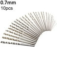 thumbnail image 3 of Soumake 10Pcs/Set 0.3Mm-3Mm Mini Micro Hss Spiral Twist Drill Bit Drilling Tool Set Practical, 3 of 8