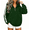 Army Green, variant on CBASIHI Womens Quarter Zip Sweatshirts with Pocket Casual Athletic Loose Fit Long Sleeve Drop Shoulder Fall Workout Hoodie Gray S-2XL