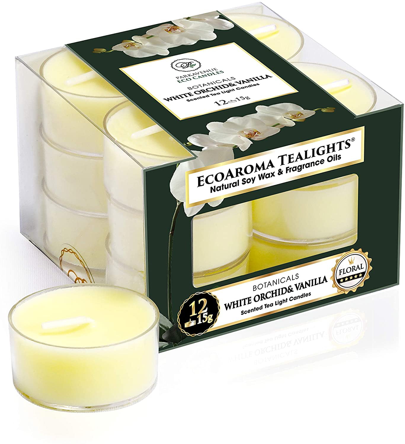 Scented Soy Candle Luxury Tealights Designer Inspired Scents Botantical Soy Wax Tealights Vegan Friendly