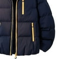thumbnail image 3 of Men's Detachable Hood Work Jacket with Multiple Zipper Pockets and Thickened Construction, 3 of 4