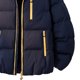thumbnail image 3 of Ceisia Men's casual solid color warm stand collar zipper coat Gift pocket long sleeve outerwear, 3 of 4