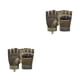 thumbnail image 1 of Yuarrent 1 par de guantes portátiles de medio dedo Montañismo Levantamiento de pesas Guante ajustable sin dedos Equipo deportivo Verde M Verde M 2Conjunto, 1 of 6