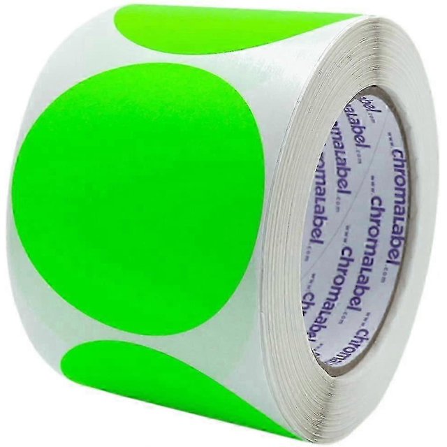 Label 2 Inch Round Removable Color-code Dot Stickers, 500 Per Roll