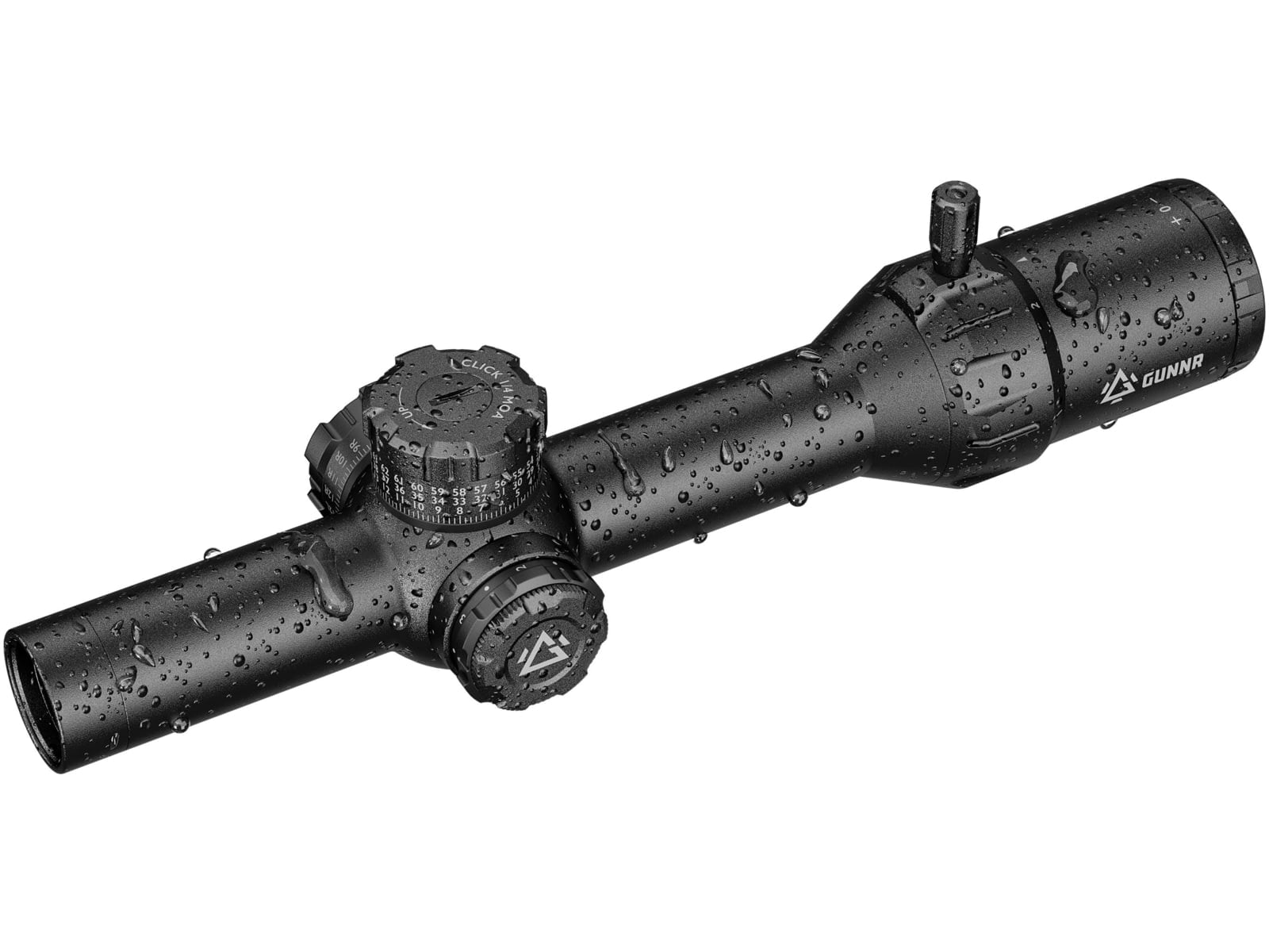 GUNNR Odin ED 1-6x28mm LPVO 34mm Tube Rilfe Scope, First Focal Plane, MOA, Black