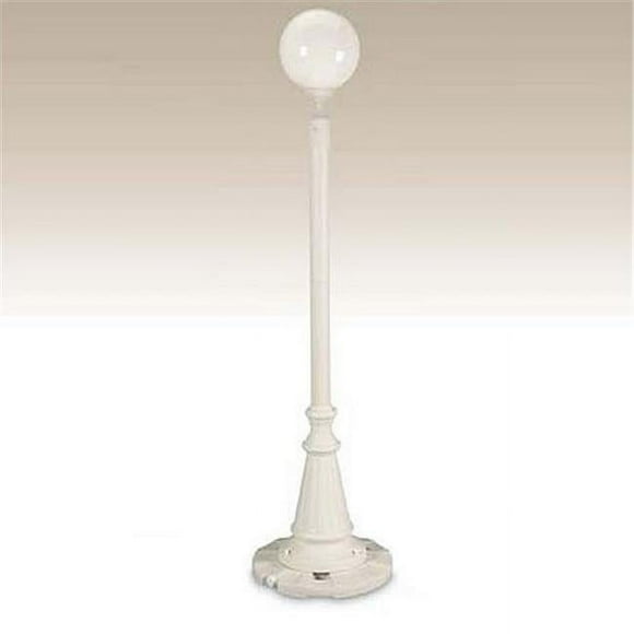 Patio Living Concepts European 00331 Lanterne à Globe Blanche Simple pour Patio