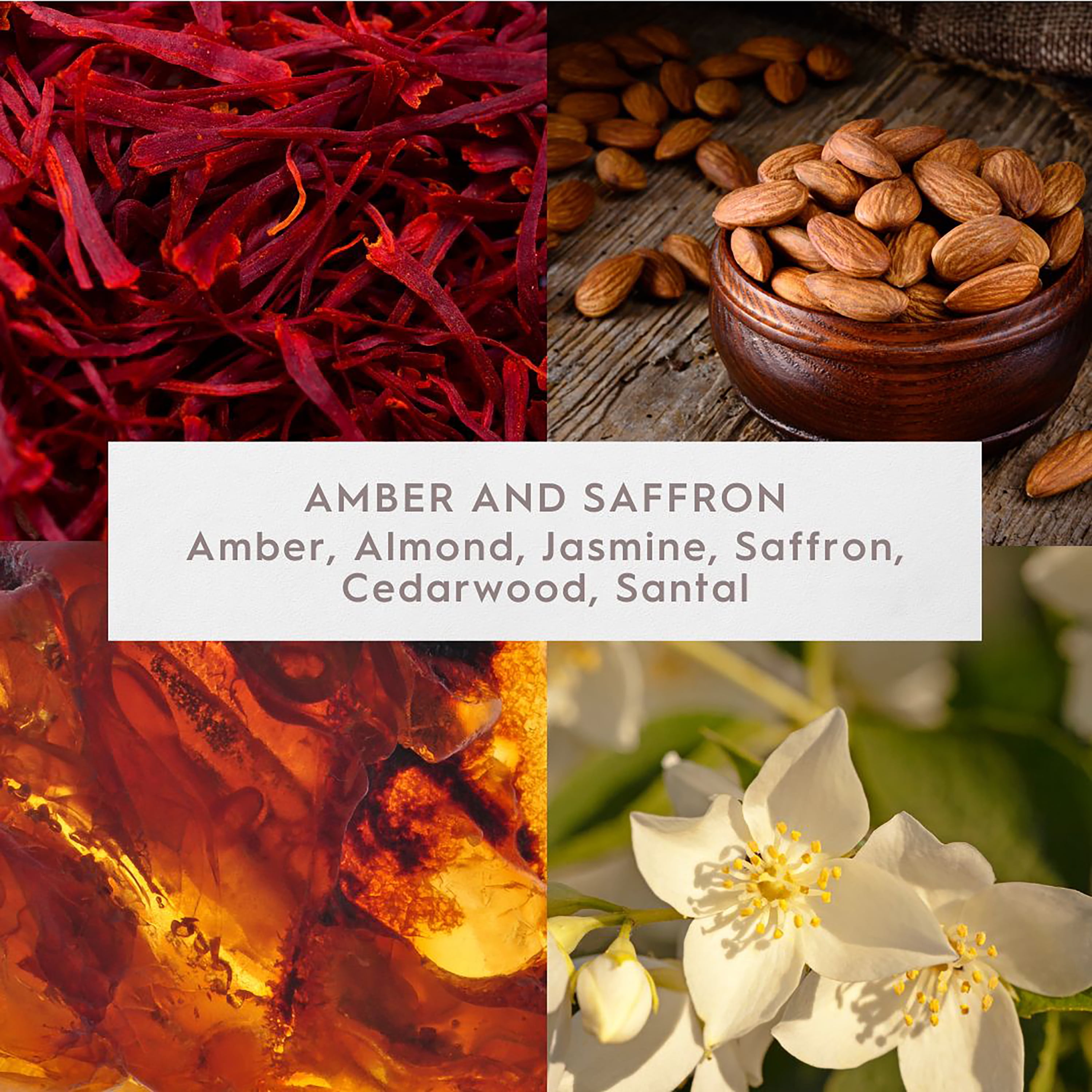 Better Homes & Gardens Fine Fragrance Collection, Amber & Saffron Scented 2-Wick Jar Candle 16 oz.