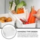 thumbnail image 4 of Caja de almacenamiento para puerta lateral de refrigerador, organizadores colgantes, mini refrigerador, jengibre, ajo, blanco, PP, 4 of 6