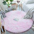 thumbnail image 1 of Alfombra de área redonda Miracle Sweet, alfombras para sala de estar, decoración suave para el hogar, dormitorio, habitación de niños, decoración de felpa, alfombra de pelo grueso para salón Tan Jianjun unisex, 1 of 2