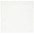 thumbnail image 2 of Safavieh Faux Rabbit Fur David Solid Machine Washable Slip Resistant Area Rug, Off White, 8' x 8' Square, 2 of 12