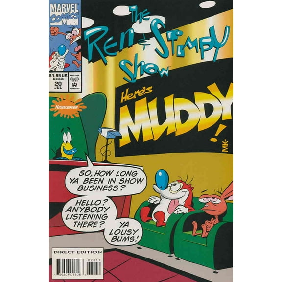 Ren And Stimpy Show #20 VF ; Marvel Comic Book