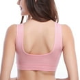 thumbnail image 2 of Valcatch Women's Lace Bandeau Bra Bralettes Padded Racerback Yoga Bra Medium-Support Seamless Running Fitness Wire Free Sports Bra, 2 of 5