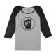thumbnail image 1 of Camiseta gráfica con logo interior de puño interior para mujer de UFC, gris, talla mediana, 1 of 2