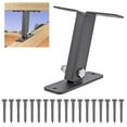 thumbnail image 3 of Heavy Duty Stainless Steel-304 Pergola Roof Riser Beam Bracket with Screws Steel, 3 of 7