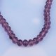 thumbnail image 4 of Cadena de espaciadoras facetadas acrílicas de cristal Gloria Violeta claro 6x8mm, 4 of 9