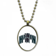 hainan city province necklace vintage chain bead pendant jewelry collection